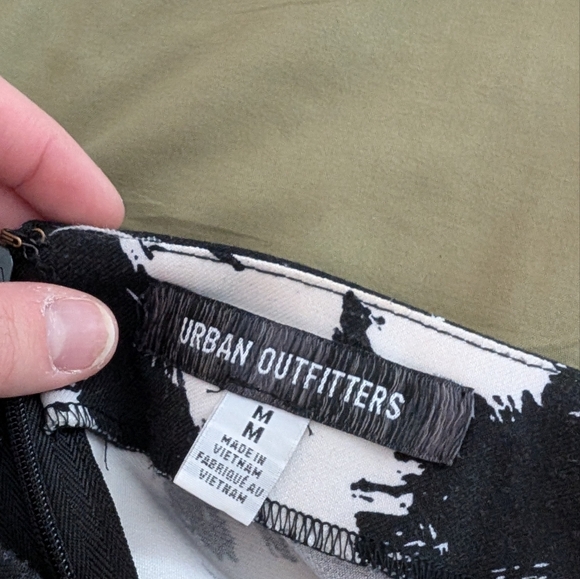 Urban Outfitters Black and White Mini Skirt - Picture 3 of 3